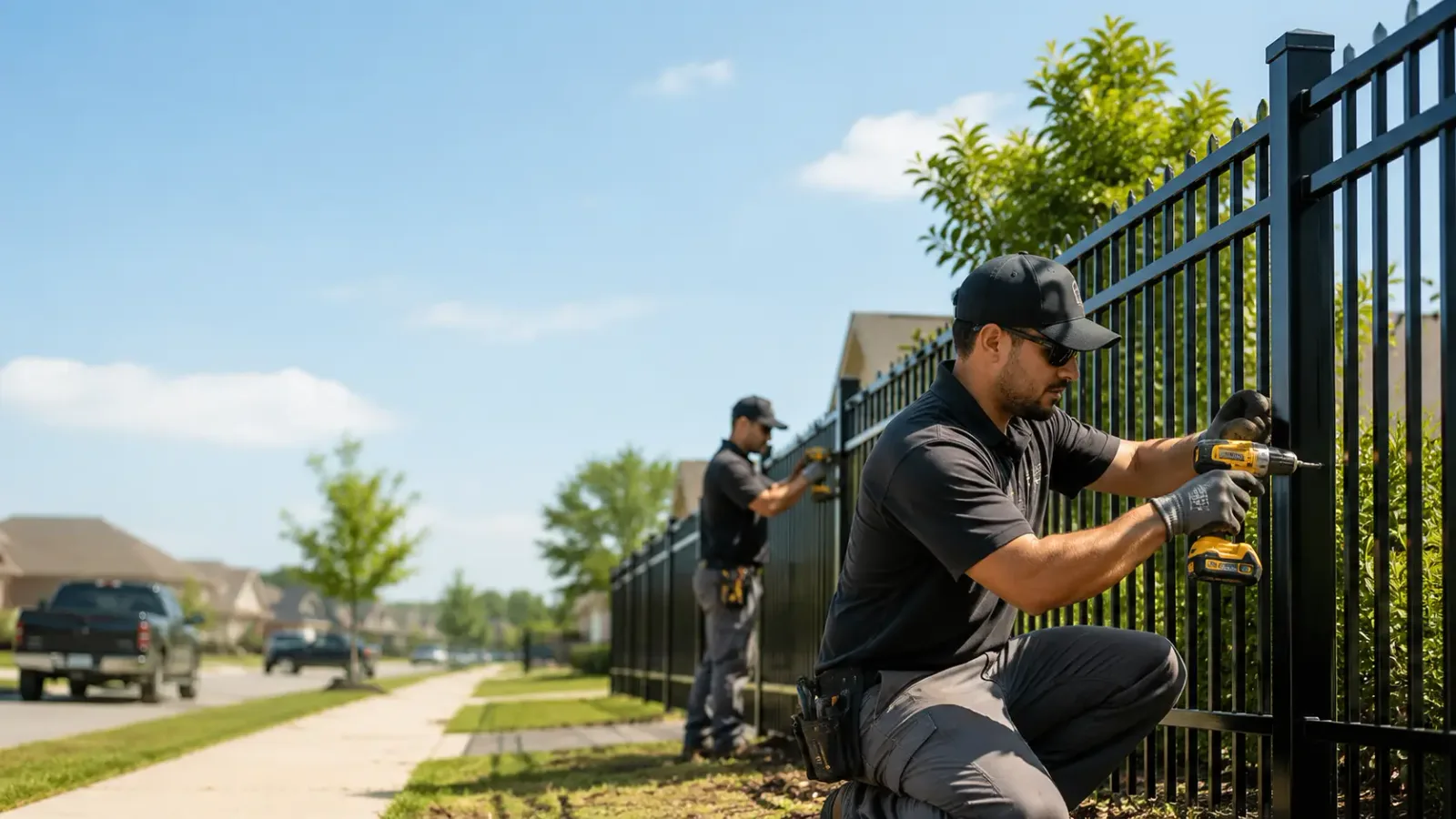 Metal Fence Installation in Andrews, IN